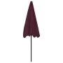 Sombrilla de playa rojo burdeos 200x125 cm de vidaXL, Sombrillas - Ref: Foro24-314731, Precio: 45,56 €, Descuento: %