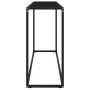Schwarzer Konsolentisch aus gehärtetem Glas, 120 x 35 x 75 cm von vidaXL, Seitentische - Ref: Foro24-322816, Preis: 79,82 €, ...