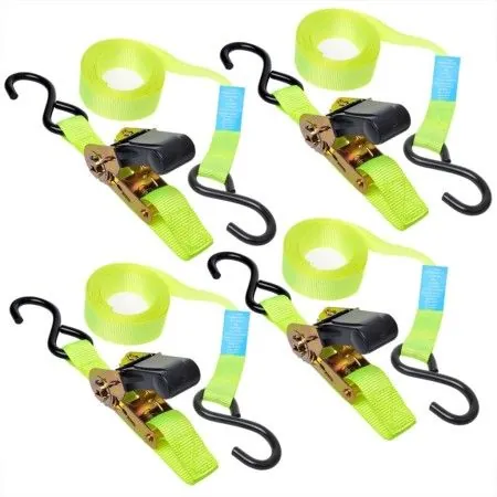 4 ratchet tie-down ropes and 2 hooks 5 m ProPlus 320204 by ProPlus, Tie down straps - Ref: Foro24-404004, Price: 32,91 €, Dis...