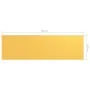 Balcony awning yellow oxford fabric 120x400 cm by vidaXL, Umbrellas - Ref: Foro24-135029, Price: 18,60 €, Discount: %