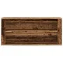 Holzschuhbank, Holztechnik, gealtertes Holz, 100x35x45 cm. von , Schuhregale und Schuhorganisatoren - Ref: Foro24-857089, Pre...
