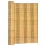 Balkonmarkise aus hellem braunem synthetischem Rattan 400x90 cm von , Zaunpaneele - Ref: Foro24-156269, Preis: 42,39 €, Rabat...