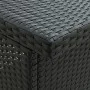 Garden bar table and chairs set 3 pieces black synthetic rattan by vidaXL, Furniture sets for kitchens and dining rooms - Ref...
