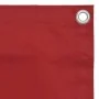 Balkonmarkise aus rotem Oxford-Stoff, 75x400 cm. von , Sonnenschirme - Ref: Foro24-135033, Preis: 15,96 €, Rabatt: %