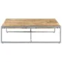 Mesa de centro madera de mango rugosa 140x140x40 cm de vidaXL, Mesas de centro - Ref: Foro24-321579, Precio: 335,06 €, Descue...