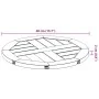 Solid acacia wood round table top Ø40x2 cm by , Table tops - Ref: Foro24-4004246, Price: 25,49 €, Discount: %