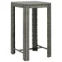 3-teiliges Garten-Barmöbel-Set und graue synthetische Rattankissen von vidaXL, Gartensets - Ref: Foro24-3094779, Preis: 264,2...