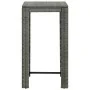 3-piece garden bar furniture set and gray synthetic rattan cushions by vidaXL, Garden sets - Ref: Foro24-3094779, Price: 264,...