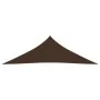 Toldo de vela triangular tela Oxford marrón 3,5x3,5x4,9 m by vidaXL, Umbrellas - Ref: Foro24-135835, Price: 31,64 €, Discount: %