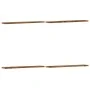 Wall shelves 4 units aged engineered wood 60x20x1.5 cm by , Closets and storage - Ref: Foro24-856297, Price: 29,67 €, Discoun...