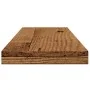Wall shelves 4 units aged engineered wood 60x20x1.5 cm by , Closets and storage - Ref: Foro24-856297, Price: 29,67 €, Discoun...