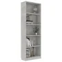 5-tier concrete gray plywood shelf 60x24x175cm by vidaXL, Bookcases and shelves - Ref: Foro24-800886, Price: 81,98 €, Discoun...