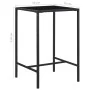 3-teiliges Garten-Barmöbel-Set und schwarze synthetische Rattankissen von vidaXL, Gartensets - Ref: Foro24-3094787, Preis: 25...