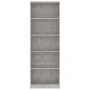 5-tier concrete gray plywood shelf 60x24x175cm by vidaXL, Bookcases and shelves - Ref: Foro24-800886, Price: 81,98 €, Discoun...