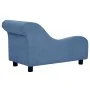 Sofá para perros con almohada azul felpa 83x44x44 cm by , Beds for dogs - Ref: Foro24-171104, Price: 132,28 €, Discount: %