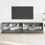 Mueble de TV madera de ingeniería gris Sonoma 180,5x40x46 cm by , TV Furniture - Ref: Foro24-3300803, Price: 104,73 €, Discou...
