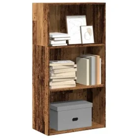 Estantería madera de ingeniería color envejecido 60x30x114 cm by , Bookcases and shelves - Ref: Foro24-857906, Price: 59,59 €...