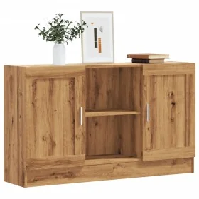Aparador de madera de ingeniería roble artisan 120x30,5x70 cm by , Sideboards - Ref: Foro24-856163, Price: 109,37 €, Discount: %