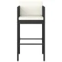 5-piece garden bar set and black synthetic rattan cushions by vidaXL, Garden sets - Ref: Foro24-3094790, Price: 392,91 €, Dis...