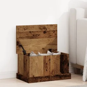 Aged engineered wood storage box 30x50x28 cm by , Storage trunks - Ref: Foro24-857159, Price: 45,23 €, Discount: %
