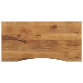 Tablero escritorio con curva madera mango rugosa 110x60x2,5 cm de , Tableros para mesas - Ref: Foro24-370217, Precio: 84,28 €...