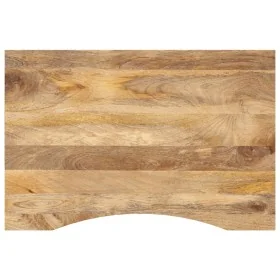 Schreibtischplatte mit gewölbter, grober Mangoholzoberfläche, 100x60x2,5 cm. von , Tischplatten - Ref: Foro24-370201, Preis: ...