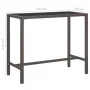 5-teiliges Garten-Bar-Set mit braunen synthetischen Rattankissen von vidaXL, Gartensets - Ref: Foro24-3094792, Preis: 422,94 ...