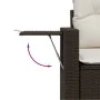 Set of 10 garden sofas and cushions synthetic rattan brown by , Garden sets - Ref: Foro24-3326544, Price: 715,22 €, Discount: %