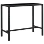 7-teiliges Gartenbar-Set und schwarze synthetische Rattankissen von vidaXL, Gartensets - Ref: Foro24-3094796, Preis: 592,84 €...