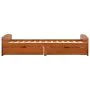 Estructura de cama 2 cajones madera pino marrón miel 90x200 cm de vidaXL, Camas y somieres - Ref: Foro24-322156, Precio: 238,...
