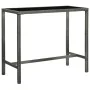 Set muebles de bar jardín 7 pzas y cojines ratán sintético gris de vidaXL, Conjuntos de jardín - Ref: Foro24-3094797, Precio:...