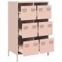 Aparador acero rosa 68x39x101,5 cm von , Sideboards - Ref: Foro24-851221, Preis: 127,47 €, Rabatt: %