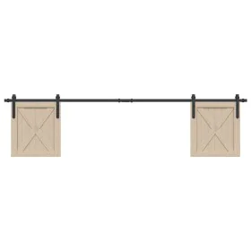 Schiebeschranktür Bausatz Kohlenstoffstahl 213 cm von , DIY-Zubehör - Ref: Foro24-4009669, Preis: 36,22 €, Rabatt: %