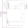 Schiebeschranktür Bausatz Kohlenstoffstahl 213 cm von , DIY-Zubehör - Ref: Foro24-4009669, Preis: 36,22 €, Rabatt: %