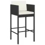 5-piece garden bar set and black synthetic rattan cushions by vidaXL, Garden sets - Ref: Foro24-3094804, Price: 495,83 €, Dis...