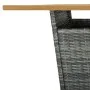Garden bar furniture set 5 pieces and gray synthetic rattan cushions by vidaXL, Garden sets - Ref: Foro24-3094805, Price: 505...