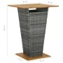 Garden bar furniture set 5 pieces and gray synthetic rattan cushions by vidaXL, Garden sets - Ref: Foro24-3094805, Price: 505...