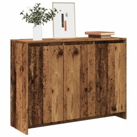 Aparador de madera de ingeniería envejecida 102x33x75 cm by , Sideboards - Ref: Foro24-856780, Price: 99,64 €, Discount: %