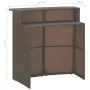 3-piece garden bar set and brown synthetic rattan cushions by vidaXL, Garden sets - Ref: Foro24-3094806, Price: 349,42 €, Dis...