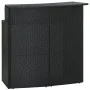 Garden bar furniture set, 3 pieces, with black synthetic rattan cushions. by vidaXL, Garden sets - Ref: Foro24-3094807, Price...