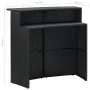 Garden bar furniture set, 3 pieces, with black synthetic rattan cushions. by vidaXL, Garden sets - Ref: Foro24-3094807, Price...