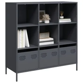 Aparador acero gris antracita 101,5x39x103,5 cm von , Sideboards - Ref: Foro24-851390, Preis: 171,09 €, Rabatt: %