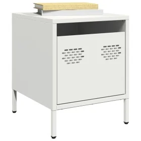 Mesitas de noche 2 unidades acero blanco 35x39x43,5 cm by , Nightstands - Ref: Foro24-851255, Price: 73,94 €, Discount: %