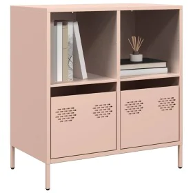Aparador de acero laminado en frío rosa 68x39x73,5 cm by , Sideboards - Ref: Foro24-851359, Price: 118,05 €, Discount: %