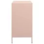 Aparador de acero laminado en frío rosa 68x39x73,5 cm de , Aparadores - Ref: Foro24-851359, Precio: 118,05 €, Descuento: %