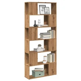 Estantería/divisor de espacios roble artisan 80x24x186 cm by , Bookcases and shelves - Ref: Foro24-856737, Price: 102,56 €, D...