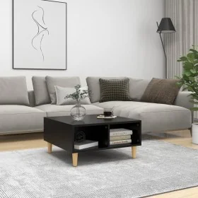 Mesa de centro madera contrachapada negro 60x60x30 cm von , Couchtisch - Ref: Foro24-805978, Preis: 45,60 €, Rabatt: %