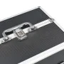 Maletín de maquillaje aluminio negro 22x30x21 cm by , toiletry bags - Ref: Foro24-91829, Price: 42,36 €, Discount: %