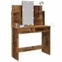 Tocador con luces LED madera envejecida 96x40x142 cm de , Tocadores para dormitorios - Ref: Foro24-857025, Precio: 126,00 €, ...