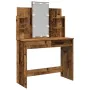 Tocador con luces LED madera envejecida 96x40x142 cm de , Tocadores para dormitorios - Ref: Foro24-857025, Precio: 126,00 €, ...